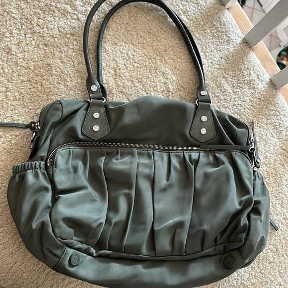 MZ Wallace Kate Traveller + Diaper Bag in green